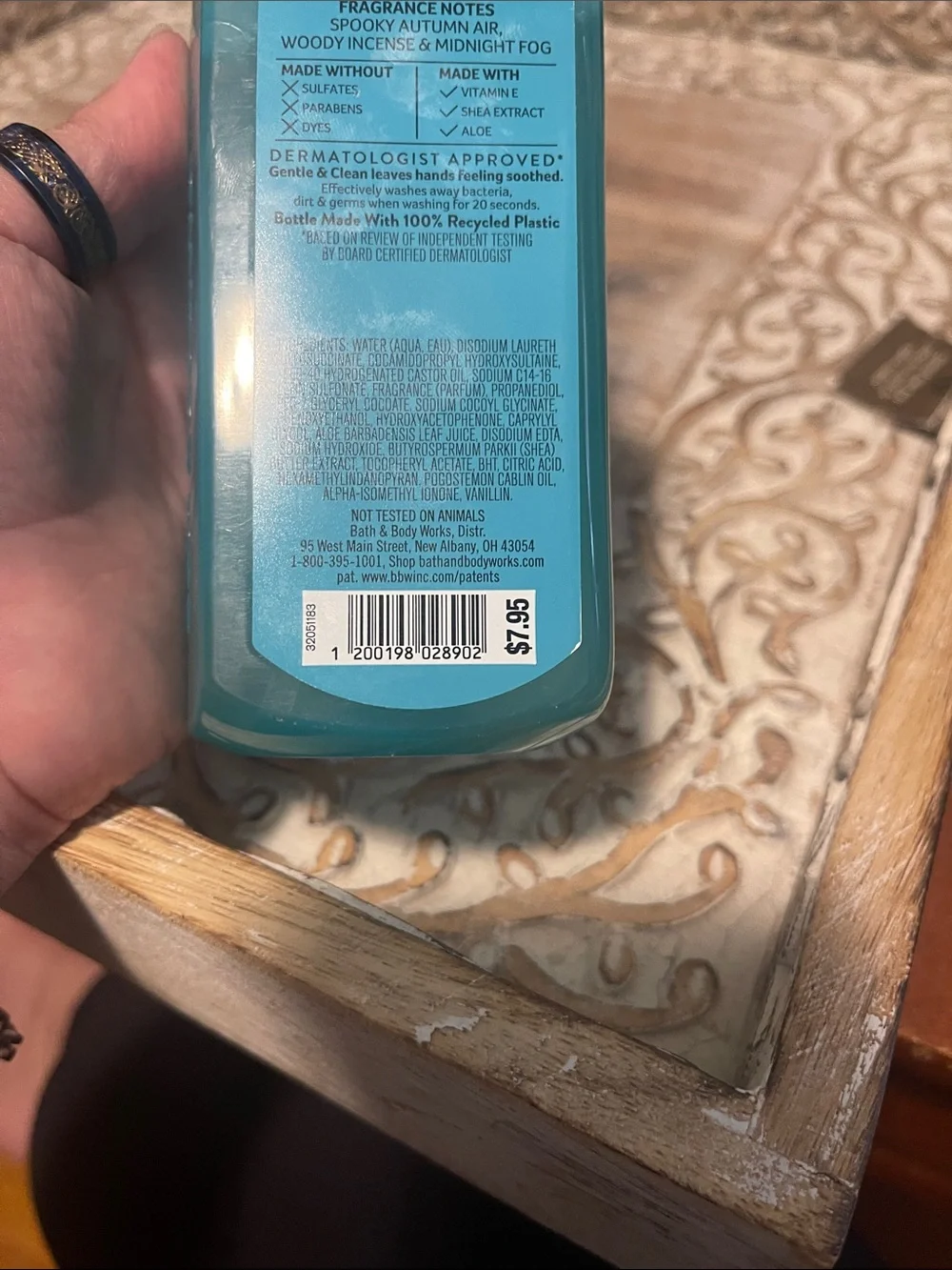 Bath & Body Works Carnival Fog Foaming Hand Soap - Teal & Black